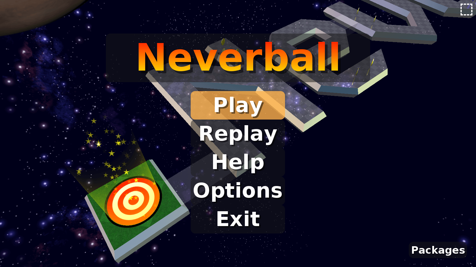 Neverball gerçek oyun görüntüsü