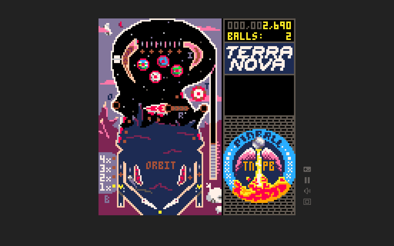 Terra Nova Pinball gerçek oyun görüntüsü
